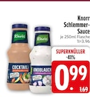 Schlemmer-Sauce Cocktail im Angebot bei EDEKA in Ingolstadt Schlemmer-Sauce Cocktail Angebote von Knorr bei EDEKA Ingolstadt für 0,99 €