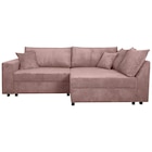 Aktuelles ECKSOFA Rosa Cord Zierkissen, Rückenkissen, Bettkasten, Schlaffunktion, Rücken echt, Liegefläche im Originalstoff Angebot bei XXXLutz Möbelhäuser in Hildesheim ab 699,00 €