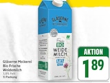 Bio Frische Weidemilch von Gläserne Molkerei für 1,89 € bei E center im Angebot Bio Frische Weidemilch von Gläserne Molkerei im aktuellen E center Prospekt
