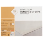 Surmatelas mémoire de forme - TEX HOME - Carrefour à Savigny-le-Temple Surmatelas mémoire de forme - TEX HOME en promo chez Carrefour Savigny-le-Temple à 47,99 €