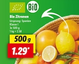 Bio Zitronen von  im aktuellen Lidl Prospekt für 1,29 €