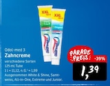 Konsum - Zahncreme Angebot im Prospekt Zahncreme bei Konsum im Prospekt "" für 1,39 €