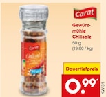 Gewürzmühle Chilisalz von Carat für 0,99 € bei Netto Marken-Discount im Angebot Gewürzmühle Chilisalz von Carat im aktuellen Netto Marken-Discount Prospekt