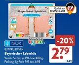 Bayerischer Leberkäs von Gut Drei Eichen im aktuellen ALDI SÜD Prospekt für 2,79 €