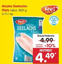 Alaska Seelachsfilets bei Netto Marken-Discount in Mönchengladbach Alaska Seelachsfilets im Angebot bei Netto Marken-Discount Mönchengladbach für 4,49 €