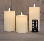 LED Echtwachskerzen »Magic Flame« – 3er Set – aufladbar bei Pflanzen Kölle im Borgsdorf Prospekt für 29,99 €