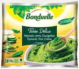 Purée délice haricots verts, courgettes, épinards, pois, crème surgelée - Bonduelle dans le catalogue Intermarché