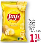 Chips im Angebot bei E center in Karlsruhe Chips Angebote von Lay's bei E center Karlsruhe für 1,11 €