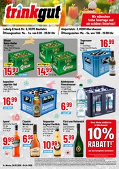 Aktueller Trinkgut Discounter Prospekt in Ismaning und Umgebung, "Aktuelle Angebote" mit 4 Seiten, 30.03.2026 - 04.04.2026