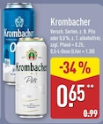 Aktuelle Krombacher Angebote bei ALDI Nord in Hannover Aktuelles Pils Angebot bei ALDI Nord in Hannover ab 0,65 €