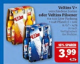 Veltins V+ verschiedene Sorten oder Veltins Pilsener im Angebot bei Marktkauf in Leipzig Veltins V+ verschiedene Sorten oder Veltins Pilsener Angebote von Veltins bei Marktkauf Leipzig für 3,99 €