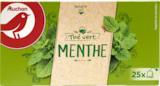 THÉ VERT À LA MENTHE AUCHAN - AUCHAN - Auchan Hypermarché THÉ VERT À LA MENTHE AUCHAN - AUCHAN à 0,84 € dans le catalogue Auchan Hypermarché