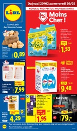 Prospectus Lidl à Sars-et-Rosières, "Moins Cher !", 72 pages, 20/02/2025 - 26/02/2025