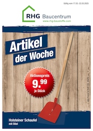 RHG Baucentrum Prospekt: "ARTIKEL DER WOCHE", 1 Seite, 17.03.2025 - 22.03.2025