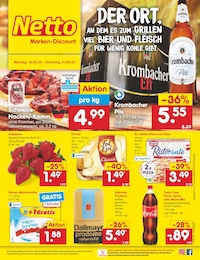 Netto Marken-Discount Prospekt für Bad Segeberg mit 45 Seiten Netto Marken-Discount Prospekt für Bad Segeberg: DER ORT, AN DEM ES ZUM GRILLEN VIEL BIER UND FLEISCH FÜR WENIG KOHLE GIBT., 45 Seiten, 16.05.2022 - 21.05.2022