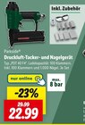 Druckluft-Tacker- und Nagelgerät von Parkside bei Lidl im Angebot Druckluft-Tacker- und Nagelgerät von Parkside im aktuellen Lidl Prospekt