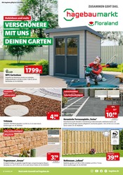 Aktueller Hagebaumarkt Prospekt mit Zaun Sichtschutz, "VERSCHÖNERE MIT UNS DEINEN GARTEN", Seite 1