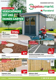 Terrassenplatten im Hagebaumarkt Prospekt "VERSCHÖNERE MIT UNS DEINEN GARTEN" mit 32 Seiten (Wolfsburg)