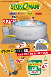 Spa Angebote im Prospekt "STOKO' FOLIES ! DES PRIX DE PURE FOLIE" von Stokomani auf Seite 1