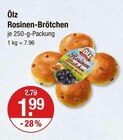 Rosinen-Brötchen im Angebot bei V-Markt in Kaufbeuren Rosinen-Brötchen Angebote von Ölz bei V-Markt Kaufbeuren für 1,99 €