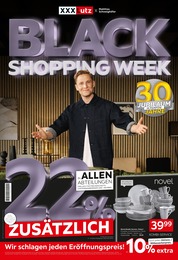 XXXLutz Möbelhäuser Prospekt für Mölln mit 18} Seiten XXXLutz Möbelhäuser Prospekt für Mölln: "BLACK SHOPPING WEEK", 18 Seiten, 20.11.2023 - 03.12.2023