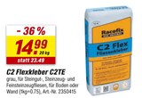 toom Baumarkt Aalen - C2 Flexkleber C2TE Angebot im Prospekt C2 Flexkleber C2TE bei toom Baumarkt im Aalen Prospekt für 14,99 €