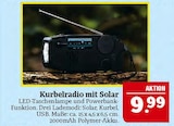 Kurbelradio mit Solar Angebote bei Marktkauf Erlangen für 9,99 €