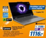 Gaming Notebook LOQ Essential 15IRX11 im Angebot bei expert in Regensburg Gaming Notebook LOQ Essential 15IRX11 Angebote von Lenovo bei expert Regensburg für 1.116,00 €