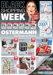 Aktueller Ostermann Prospekt mit Bettwäsche, "BLACK SHOPPING WEEK - Das Zuhause des Wohnens", Seite 1