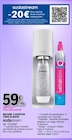 Machine à gazéifier terra blanche - SODASTREAM à 59,99 € dans le catalogue E.Leclerc