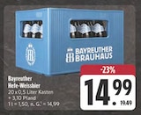 Aktuelle Bier Angebote bei E center in Bayreuth Aktuelles Hefe-Weissbier Angebot bei E center in Bayreuth ab 14,99 €