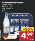 Mineralwasser Angebote von Gerolsteiner bei Netto Marken-Discount Kerpen für 4,99 €