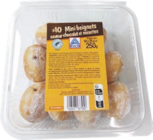 10 Mini beignets saveur chocolat et noisettes en promo à 2,69 € chez Aldi 10 Mini beignets saveur chocolat et noisettes dans le catalogue Aldi