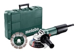 Meuleuse d'angle 125 mm + 1 disque diamant 850 W - METABO dans le catalogue Gedimat