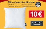 Microfaser-Kopfkissen Angebote von BELDAY HOME bei Woolworth Erftstadt für 10,00 €