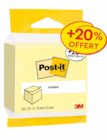 Cube Post-it jaune - Post-it en promo chez Bureau Vallée Cube Post-it jaune - Post-it dans le catalogue Bureau Vallée
