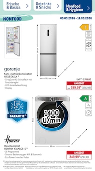 Kühlschrank im METRO Prospekt "Wochenangebote" mit 51 Seiten (Mönchengladbach)