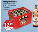 Erdinger Weißbier Angebote bei V-Markt München für 12,49 €
