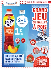 Catalogue Supermarchés E.Leclerc en cours à Gastes et alentours, "GRAND JEU DU MAILLOT À POIS", 16 pages, 17/06/2025 - 28/06/2025