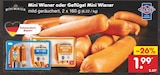 Mini Wiener oder Geflügel Mini Wiener Angebote von Wolf bei Netto Marken-Discount Saarbrücken für 1,99 €