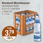 Mineralwasser von Krumbach im aktuellen V-Markt Prospekt für 3,79 €
