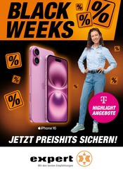 Aktueller expert Elektromarkt Prospekt in Steinbach-Hallenberg und Umgebung, "BLACK WEEKS" mit 9 Seiten, 22.11.2024 - 03.12.2024