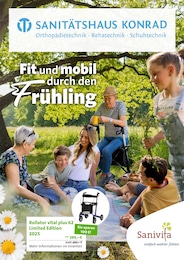 Sanitätshaus Konrad GmbH Prospekt: "Fit und mobil durch den Frühling", 6 Seiten, 13.03.2025 - 31.05.2025