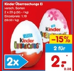Aktuelles Überraschungs Ei Angebot bei Netto Marken-Discount in Ingolstadt ab 2,00 €