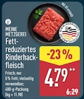 Fettreduziertes Rinderhackfleisch von Meine Metzgerei im aktuellen ALDI Nord Prospekt