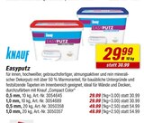 Easyputz im toom Baumarkt Prospekt Easyputz von Knauf im aktuellen toom Baumarkt Prospekt für 29,99 €
