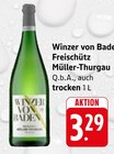 Trinkgut - Freischütz Müller-Thurgau Angebot im Prospekt Freischütz Müller-Thurgau bei Trinkgut im Prospekt "" für 3,29 €