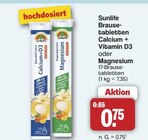 Brausetabletten Calcium + Vitamin D3 von Sunlife im aktuellen famila Nordwest Prospekt