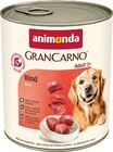 GranCarno Hundenahrung Rind Angebote von animonda bei REWE Leinfelden-Echterdingen für 13,19 €