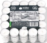 100er-Pack Teelichter im Netto mit dem Scottie Prospekt 100er-Pack Teelichter von müller im aktuellen Netto mit dem Scottie Prospekt für 4,79 €